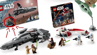 New LEGO Star Wars Sith Infiltrator amp BARC Speeder  Reveals  Thoughts [upl. by Lim]