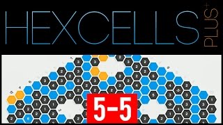 Hexcells Plus Walkthrough  World 5  55 Puzzle [upl. by Comfort]