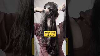 Hair Style Girls Simple and Easy  Short Hair amp Long Hair🔥❤️ shorts hairstyleviral viralvideo [upl. by Magnuson]