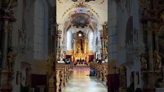 This is📍Germany Mittenwald St Peter’s church travel bavariagermany bavaria beautiful shorts [upl. by Iadrahs250]