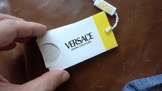 Recuperare 2 taglie  modifica pantalone jeans Versace  Lezioni di cucito [upl. by Nerret]