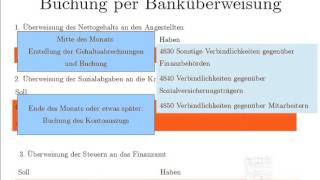 4 Die Verbindlichkeitskonten der Gehaltsabrechnung [upl. by Anij]