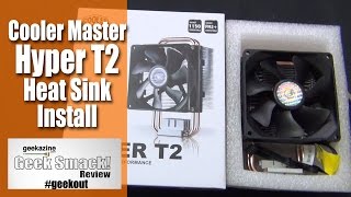 Cooler Master Hyper T2 on AMD FX8350 Video HowTo [upl. by Bran]