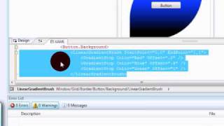 C wpf tutorial1 part 2 drop shadow and gradients [upl. by Madigan]