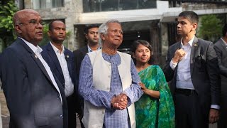 Nobelpreisträger wird vorübergehend Regierungschef von Bangladesch [upl. by Lesirg]