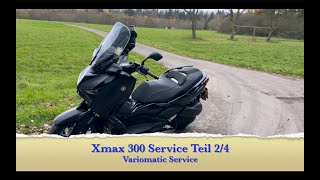 Yamaha Xmax 300 Variomatik Service Großer Service Teil 24 [upl. by Ecinwahs]