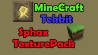 Minecraft Tekkit  How to install Sphax PureBDcraft Texturepack for Tekkit 321 [upl. by Damiano]