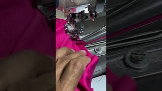 Industrial Coverstitch Sewing Machine Bias Attachment [upl. by Lianna493]