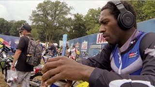 GoPro HD James Stewart Full Moto 2  RedBud MX Lucas Oil Pro Motocross Championship 2013 [upl. by Peltier]