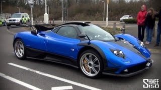 Pagani Zonda PS 760  Startup Rev and Driving [upl. by Lorna]