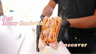 Best Messy Sandwiches in Vancouver [upl. by Hashum264]