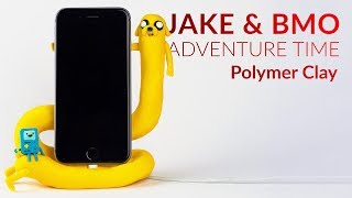 Jake amp BMO Adventure Time Phone Charging Dock – Polymer Clay Tutorial [upl. by Aenyl]