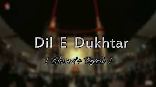 Dil E Dukhtar Slowed And Reverb  Noha Nadeem Sarwer  Slowed And Reverb Song Lover [upl. by Airretal]