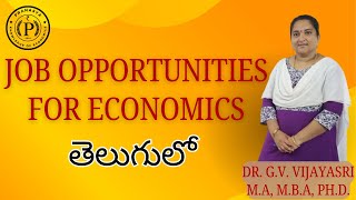 Job opportunities for Economics [upl. by Zack]