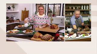 Rastellis 2 25lb Frenched Bonein Pork Prime Rib on QVC [upl. by Ancalin]