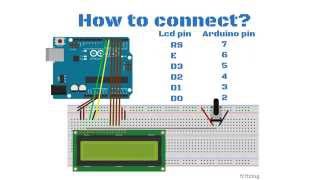 Arduino tutorial 1602 LCD display [upl. by Elissa]