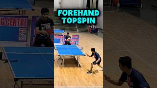 Forehand Topspin in Table Tennis 🏓 Amazing Forehand Topspin in Ping Pong [upl. by Der]