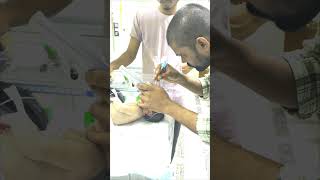 Intubation process👍 newbornbaby nicu youtubeshorts niculife hospital health hub [upl. by Aridaj]