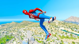 GTA 5 Epic Ragdoll GREEN SPIDERMAN VS RED MINIONVS GREEN HULK Euphoria Physics amp Funny Fails [upl. by Blalock]