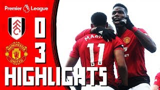 Highlights  Fulham 03 Manchester United  Pogba amp Martial take the Reds into the Top 4 [upl. by Ibson]