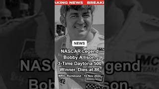 NASCAR Hall of Famer Bobby Allison Passes Away at 86 Tribute to a Daytona RIPBobbyAllison nascar [upl. by Nnylrahc921]