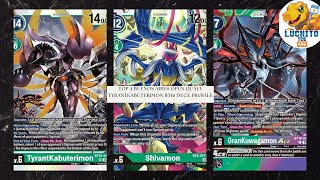 TOP 4 tyrantkabuterimon insectoid  Argentina Open Qualy 2024 decklist Digimon TCG BT16 [upl. by Namya]