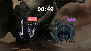 MH Now Diablos noire 8☆ à la SnS Legiana en 49s [upl. by Lubbi]