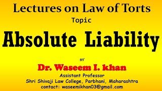 Absolute Liability  Bhopal Gas Leak Case [upl. by Ahsilam349]