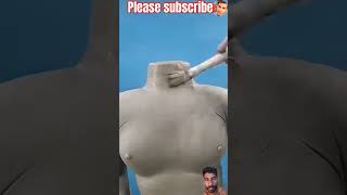 Makhan Chor Krishna 😂🎂 How to make Clay Krishna Idols makhanchor krishna gopal makingkrishna [upl. by Didi]