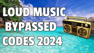 LOUD MUSIC BYPASSED Roblox Ids WORKING 2024 [upl. by Esor]