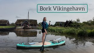 SUP  Ringkøbing Fjord  Bork Vikingehavn  regeneriat [upl. by Ahsinor]