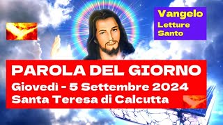 Santa Teresa di Calcutta Fondatrice 5 Settembre 2024  Vangelo Letture e Preghiera [upl. by Gall]