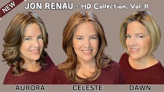 DAWN AURORA amp CELESTE by Jon Renau 🎉New HD Collection Vol II🎉 Wig Review Colors amp Styling [upl. by Bluefield]