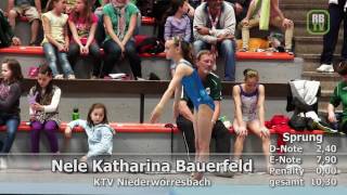 Nele Katharina Bauerfeld  Pre Olympic Youth Cup 2012  Kunstturnen AK 1213 [upl. by Thant]