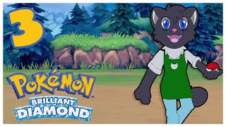 Pokemon Brilliant Diamond  Episode 3  A Fighting Chance [upl. by Lilyan]