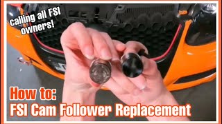 CAM Follower Replacement  very common for the FSI  it’s quick and easy [upl. by Attelrac]