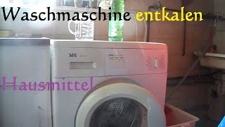 DIY Waschmaschine mit EssigEssenz entkalken [upl. by Atinoj]