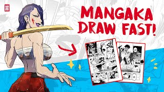 How to Draw Manga Fast or GET CANCELLED [upl. by Aissak]