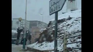 الجزائر ثلوج في جيجل  Algérie  Neige à Jijel [upl. by Ralat684]