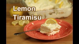 How To Make Lemon Limoncello Tiramisu  Rockin Robin Cooks [upl. by Noreen]