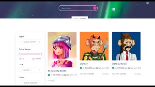 How to create NFT marketplace website like opensea Binance [upl. by Nod161]