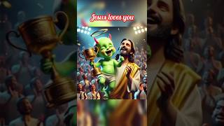 Jesus help the baby deviljesus christ devil  trendingshorts god is with us [upl. by Sal74]