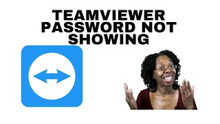 Teamviewer Password Missing [upl. by Trellas]