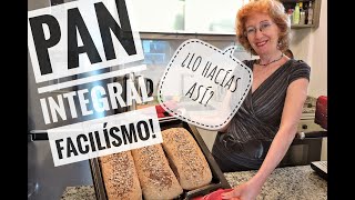 PAN Casero INTEGRAL con Semillas FÁCIL y BARATO Tipo HAUSBROT [upl. by Jacki789]