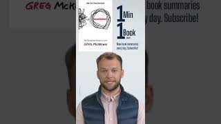 Essentialism  1 Minute Summary 1Min1Book BookSummary Essentialism GregMcKeown [upl. by Pendleton]