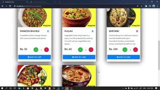 Online Food Ordering System using PHPMySQL  Free Source Code Download [upl. by Anivahs421]