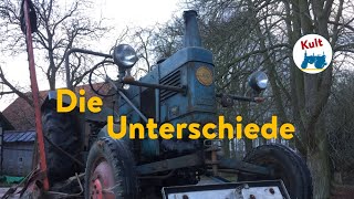 Der Lanz Bulldog Traktor GlühkopfmotorHalbdieselmotor im Vergleich TechnikFunktion  Unterschiede [upl. by Tombaugh917]