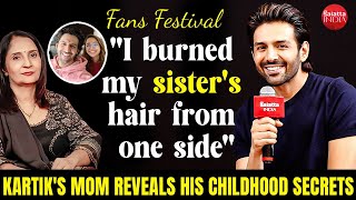 Kartik Aaryans FUNNIEST INTERVIEW  Moms message  My neighbours dog amp I had same name Fans Fest [upl. by Yelsiap]