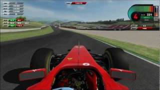 F1 Onboard Mugello DRS KERS Driver Virtual Eder Belone [upl. by Eirhtug]