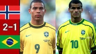 Norway 21 Brazil World Cup 1998  Full highlight  1080p HD  Ronaldo phenomenon  Rivaldo [upl. by Ecirtel439]